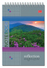 блокнот полином стильный офис 8c12 a5 ламин.картон 80л клетка гребень ассорти