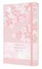 блокнот moleskine limited edition sakura lesu03qp060 large 130х210мм обложка текстиль 240стр. линейка темно-розовый