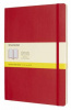 блокнот moleskine classic soft qp622f2 xlarge 190х250мм 192стр. клетка мягкая обложка красный