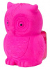 ластик silwerhof сова 181128 цветландия фигурный розовый с точилкой