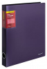 папка на 4-х d-кольцах silwerhof perlen 271956-73 a4 1.1мм кор.38мм внут.и торц.карм сиреневый металлик