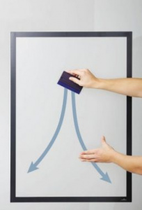 5005-01 магнитная рамка durable duraframe poster sun 50x70см настенная прямоугольная черный (упак.:1шт)