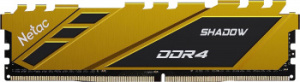 Память DDR4 8GB 3200MHz Netac NTSDD4P32SP-08Y Shadow RTL PC4-25600 CL16 DIMM 288-pin 1.35В с радиатором Ret