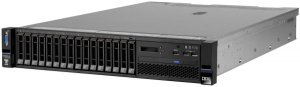 5462K2G Lenovo x3650 M5 Rack 2U,Xeon 6C E5-2620v3 (2.4GHz/1866MHz/15MB/85W),1x16GB/2Rx4/2133MHz/1.2V LP RDIMM,noHDD 2.5" SAS/SATA(up to 16),DVD,SR M5210(2GB F