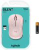 910-006129 Мышь беспроводная Logitech M220 Silent Rose (розовая, оптическая, 1000dpi, 2.4 GHz/USB-ресивер, бесшумная, M/N: MR0085 / C-U0010)