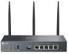 tp-link er706w, vpn-маршрутизатор omada с гигабитными портами и поддержкой wi-fi ax3000, 1 гиг. sfp wan/lan, 1 гиг. rj45 wan, 4 гиг. rj45 wan/lan, usb