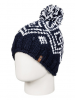 Вязаная шапка с бубоном