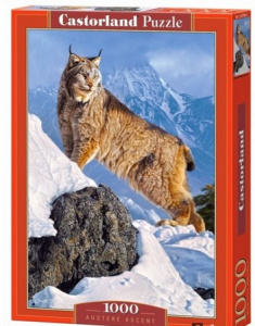 Картинка-пазл "Рысь в горах"