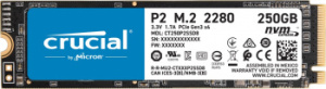 SSD жесткий диск M.2 2280 250GB P2 CT250P2SSD8 CRUCIAL