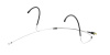 120902 Головной микрофон [506907] Sennheiser [SL HEADMIC 1-4 SB] миниатюрный, с разъемом lemo, цвет металлик