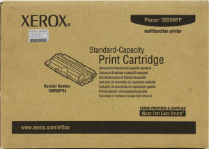 картридж лазерный xerox 108r00794 черный (5000стр.) для xerox phaser 3635