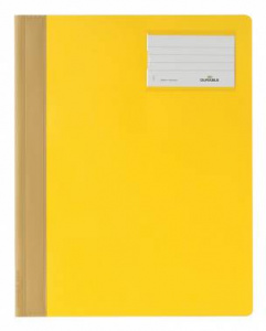 папка-скоросшиватель durable 2500-04 a4+ пвх желтый