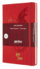 блокнот moleskine limited edition harry potter lehp02qp060d 130х210мм 240стр. линейка твердая обложка красный