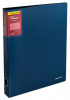 папка на 2-х d-кольцах silwerhof perlen 271955-74 a4 1.1мм кор.38мм внут.и торц.карм синий металлик