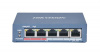 1290109 коммутатор 4port 100m poe ds-3e0105p-e/m(b) hikvision