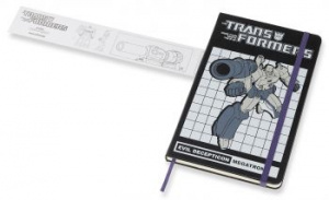 блокнот moleskine limited edition transformers letfqp060mt large 130х210мм 240стр. линейка megatron