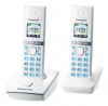 kx-tg8052ruw беспроводной телефон dect panasonic беспроводной телефон dect panasonic/ цветной, аон, белый