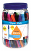 набор шариковых ручек paper mate inkjoy 100 cap (s0975470) 0.5мм ассорти (50шт)