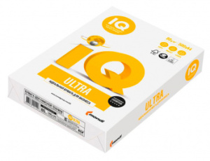 1197118 бумага iq ultra a4 марка a/80г/м2/500л./белый cie168%