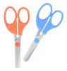 ножницы для левшей silwerhof 453108 солнечная коллекция детские 130мм ручки пластиковые асим. ассорти