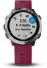 смарт-часы garmin forerunner 645 music cerise 42.5мм 1.2" tft черный/серебристый (010-01863-31)