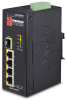isw-514ptf индустриальный poe коммутатор для монтажа в din-рейку/ ip30 4-port/tp + 1-port fiber(sfp) poe industrial fast ethernet switch (-40 to 75 c)