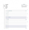 19-15210 запасной блок для тетради filofax month planner 2019 a5 белый