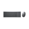 580-AIWS Клавиатура + мышь Dell KM7120W клав:серебристый мышь:серый USB беспроводная Bluetooth/Радио