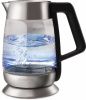 Чайник электрический Polaris PWK 1873CGLD 1.8л. 2200Вт черный (корпус: нержавеющая сталь/стекло)