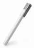 ручка-роллер moleskine classic plus (ew41wh07) 0.7мм прямоугол. белый черные чернила блистер