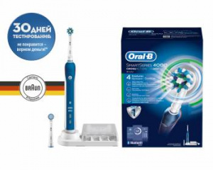 80314369 Зубная щетка электрическая Oral-B Smart 4 4000N черный