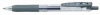 ручка гелев. автоматическая zebra sarasa clip (35131) d=0.5мм сер. черн. сменный стержень линия 0.3мм резин. манжета серый