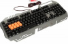 клавиатура a4 bloody b418 серый usb multimedia for gamer led (подставка для запястий)
