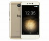 c000235 смартфон bq aquaris u plus 4g (16+2gb) white/gold, 5'' 1280x720, 1.4ghz, 8 core, 2gb ram, 16gb, up to 256gb flash, 16mpix/5mpix, 2 sim, 2g, 3g, lte, b