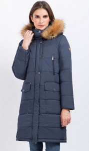 Пуховик удлиненный