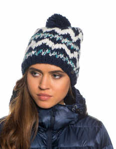 Акриловая вязаная шапка