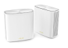 xd6s (w-2-pk) asus xd6s (w-2-pk)//2 access point, 802.11 a/b/g/n/ac/ax, 2,4 + 5 ggz, white; 90ig06f0-mo3b40