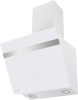MEDWAY 50 Glass White/ Stripe Inox Кухонная вытяжка MAUNFELD/ Кухонная вытяжка MAUNFELD Medway 50 белый/вставка сатин