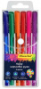 набор шариковых ручек silwerhof 026155-06 цветландия однораз. 1мм 6цв. ассорти блистер