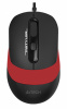 fm10 red мышь a4 fstyler fm10 черный/красный оптическая (1600dpi) usb (4but)