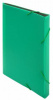 портфель бюрократ -bpr13grn 13 отдел. a4 пластик 0.7мм зеленый