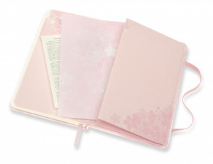 блокнот moleskine limited edition sakura lesu03qp012 pocket 90x140мм обложка текстиль 192стр. нелинованный светло-розовый
