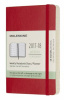 dsf218wn2 еженедельник moleskine academic soft wknt pocket 90x140мм датир.18мес 208стр. мягкая обложка красный