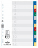 разделитель индексный durable 6750-27 a4 пластик 12 индексов цветные разделы