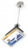 держатель для пропуска durable 8307-58 card holder deluxe pro 54х85мм серый (упак.:10шт)