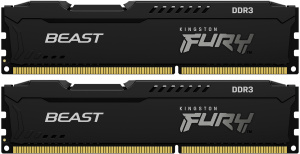 KF318C10BBK2/8 Память оперативная/ Kingston 8GB 1866MHz DDR3 CL10 DIMM(Kit of 2)FURYBeastBlack