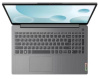 ноутбук lenovo ideapad 3 15iau7 15.6" 1920x1080/intel core i3-1215u/ram 8гб/ssd 512гб/intel uhd graphics/eng|rus/dos серый 1.63 кг 82rk00r3rk