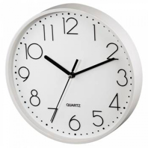 00123166 Часы настенные аналоговые Hama PG-220 D22см белый