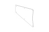 131353 система акустическая biamp [lvh-900sp2g] (community) lvh-900 splay plate pair type 2, grey (use for 30 degree splay angles)