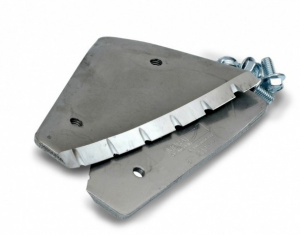 Нож мотоледобурный с зубцами